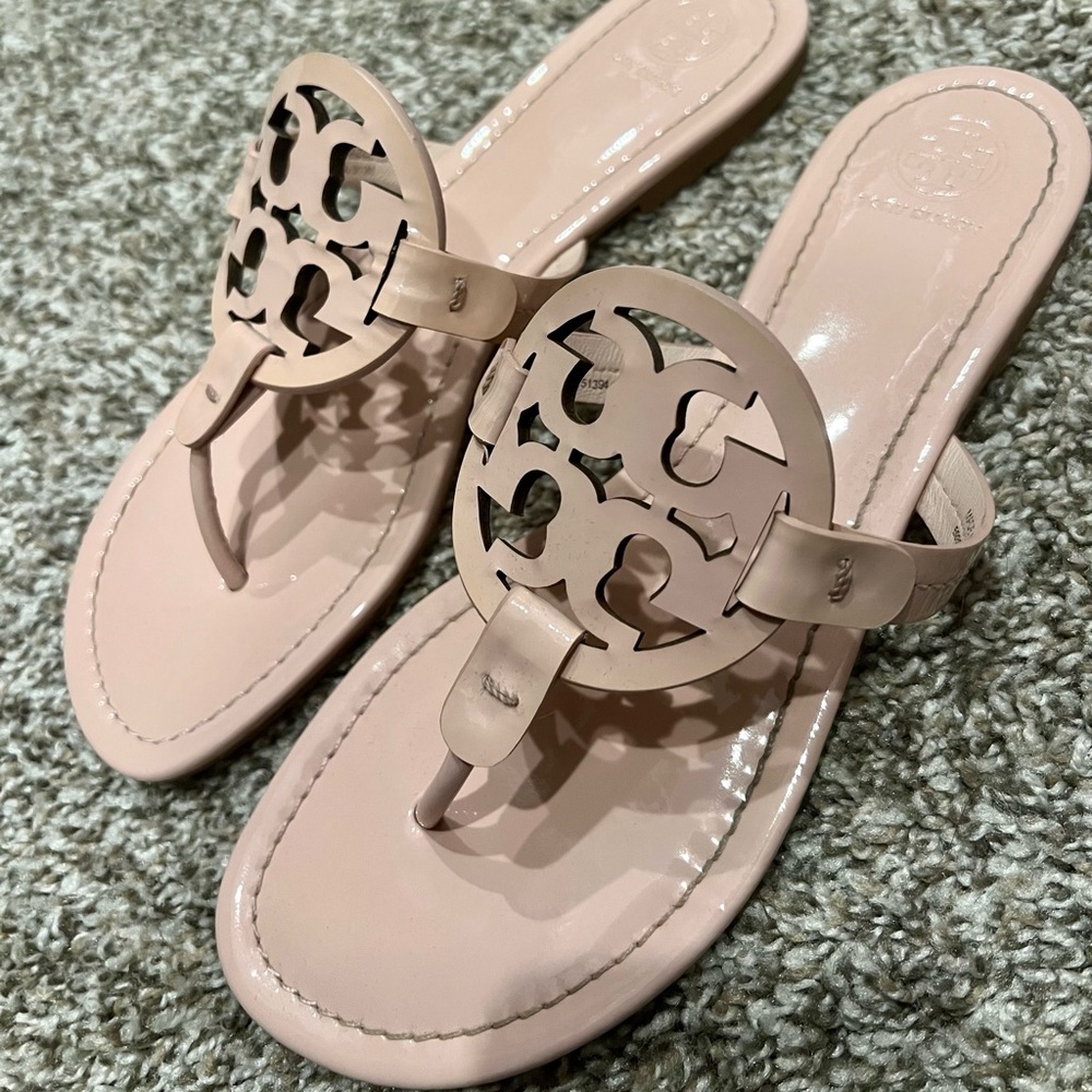 - Tory Burch Miller Sandal Sea Shell Pink